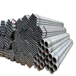 hot dip manufacturers 2 inch galvanised 1000mm 6m used street lighting poles sae 4310 seamless alloy steel Erw scaffolding pipe