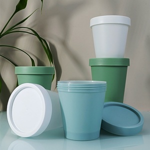 Muestra Gratis, Frascos Vacíos de Plástico para Crema Cosmética, Exfoliante Corporal, con Tapa, en Blanco, Verde, Rosa, 50ml, 100ml, 200ml, 250ml - Product Image 3