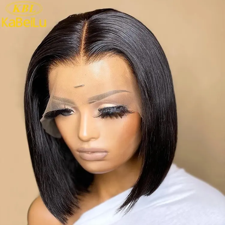 Black Friday Deal Cheap Bob Wigs 150% Density Human Hair Lace Front Wigs Wholesale Short Bob Wigs With Baby Hair