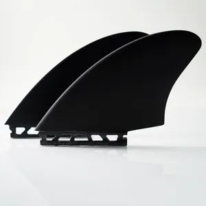 Palmes de surf Double Tab II en fibre de carbone, conception personnalisée