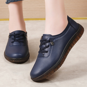 2025 vente chaude <span class=keywords><strong>blanc</strong></span> chaussures de travail décontracté chaussures pour femmes quotidien polyvalent mocassins mocassins chaussures plates avec semelle résistante à l'usure - Product Image 5