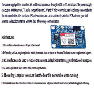 Module GSM GPRS 4 fréquences avec port série 5V disponible SIM800L - Product Image 6