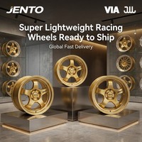 Jantes en alliage Flow Forming 14x6J 4x100 Gunmetal Multi-branches pour Honda Civic Fit Mazda Miata NA Tuning Nouveau