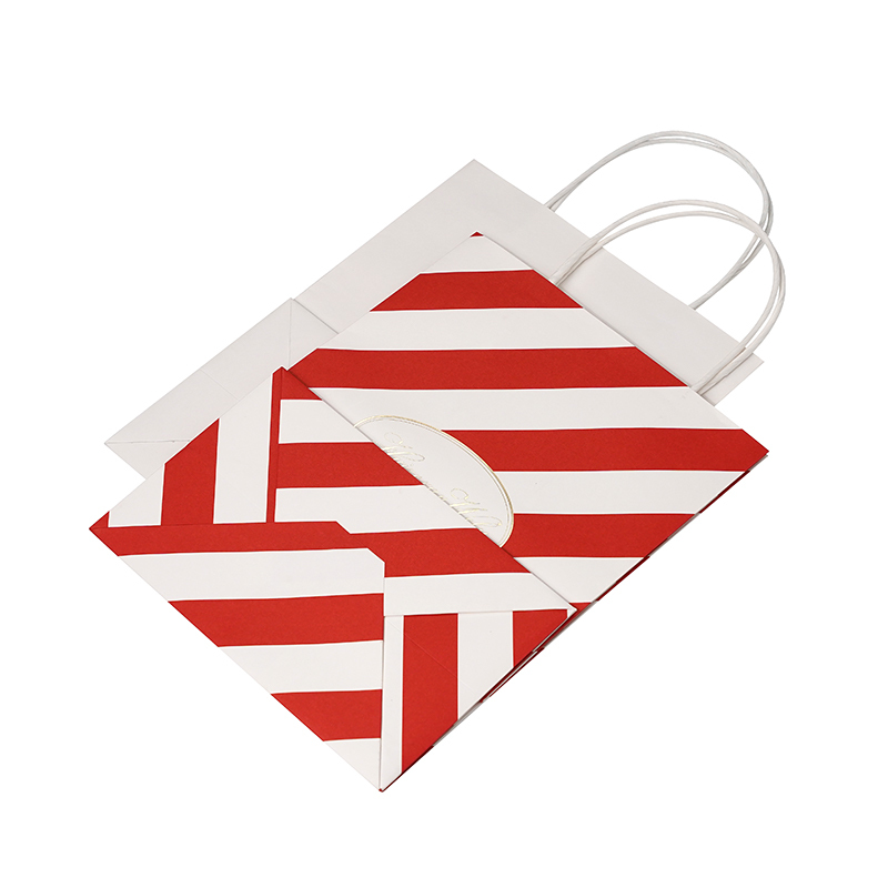 Borsa regalo in carta con manico piatto