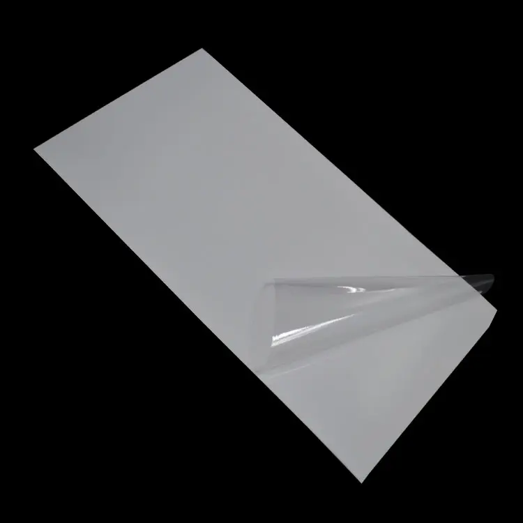 Flexography High quality self adhesive transparent pvc static film for printing or decoration