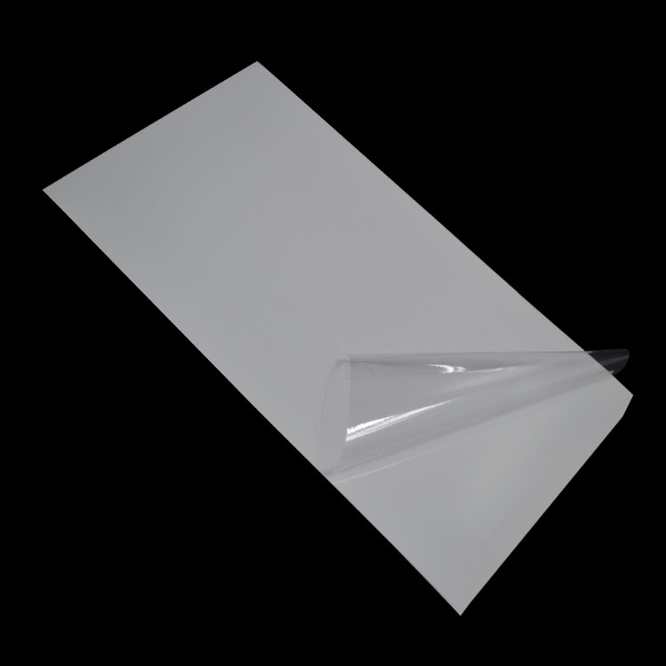 Flexography High Quality Self Adhesive Transparent Pvc Static Film for Printing or Decoration