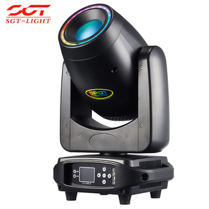 ไฟ LED 200W แบบเคลื่อนย้ายได้  หลอด LED สีขาว 7 สี + แสงสีขาว พร้อมเอฟเฟกต์ฮาล์ฟโทนและเอฟเฟกต์น้ำรุ้ง สำหรับดิสโก้ บาร์ คลับ - Product Image 2