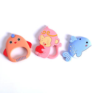 <span class=keywords><strong>Mordedor</strong></span> de bebé de gato de silicona suave al por mayor con clip de chupete juguete de grado alimenticio - Product Image 4