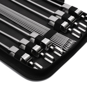 Juego de 16 Brochetas de Acero Inoxidable para Barbacoa Coreana, Accesorios para Parrilla de Carbón al Aire Libre, Utensilios Duraderos Antiadherentes para Frutas - Product Image 4