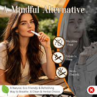 Diffuseur d'arômes énergisant à base de plantes ATOANY, caféine, thé vert, menthe poivrée, stylo diffuseur, 100% naturel, sans nicotine, inhalateur de vitamine B12