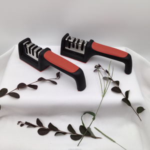 Mini afilador de cuchillos profesional Manual de acero inoxidable de 3 etapas y 4 etapas para cocina hecho con acero de tungsteno - Product Image 5