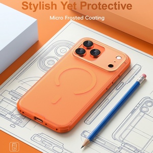เคสโทรศัพท์แม่เหล็กแบบด้านลายจุดขายดี สำหรับ iPhone 17 13 14 15 16 Pro Max รองรับการชาร์จไร้สาย ป้องกันอย่างดี - Product Image 6