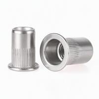 Écrou à riveter en acier inoxydable de qualité supérieure 304, écrous à insertion filetés A2-70, fixateur métrique