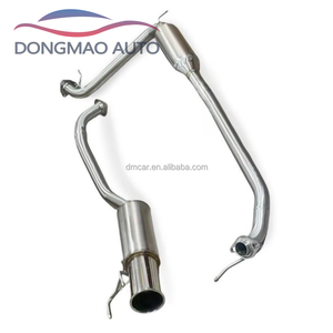 Convient pour Honda City Fit <span class=keywords><strong>ARIA</strong></span> 1.5 2008-2013, silencieux haute performance en acier inoxydable 1,5 mm, échappement sport sonore pour voiture - Product Image 3