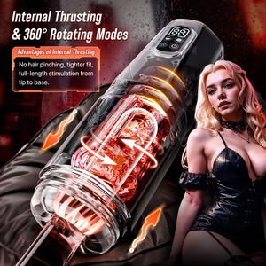 Selbstfahrender Rotierender Vibrierender Masturbationsbecher für Männer Männliches Sexspielzeug Männliches Masturbationshilfsmittel China - Product Image 2