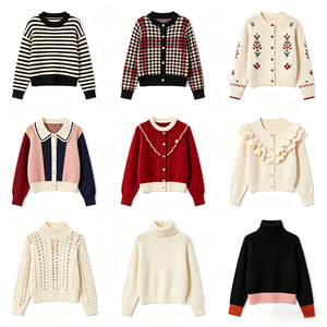 <span class=keywords><strong>Cardigan</strong></span> Pullover da <span class=keywords><strong>Donna</strong></span> <span class=keywords><strong>in</strong></span> <span class=keywords><strong>Cotone</strong></span> 100% con Design Lavorato a Maglia Personalizzato, Nuova Tendenza Autunno 2026 - Product Image 1