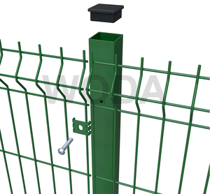 سياج زخرفي ثلاثي الأبعاد منحني مطلي بالبي في سي شبكة حماية مثلثة الانحناء للحدائق والفلل - Product Image 2