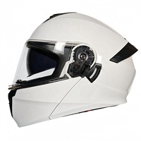 Nouveaux casques de moto avec doublure en coton ABS, casque de motocross rabattable avec double visière, fournisseur