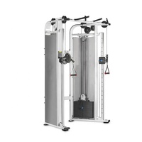 Equipo de Gimnasio Comercial, Máquina de Ejercicios de Fuerza con Polea Doble Ajustable y Funcional