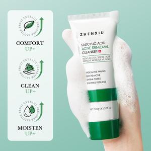 <span class=keywords><strong>Nettoyant</strong></span> <span class=keywords><strong>visage</strong></span> doux ZHENXIU à base de plantes, biologique, sans huile, anti-rides, hydratant, régulateur de sébum, pour tous types de peaux - Product Image 4