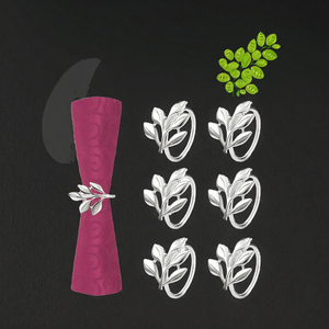 New Design Eco-Friendly Modern Metal Coral <b>Napkin</b> <b>Ring</b> Holder Wholesale - Product Image 2