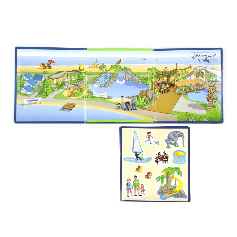Магнитная карта мира для обучения детей, магнитная трехскладная книга, магнитная картина-головоломка