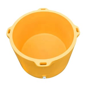 Bac isotherme rond en LLDPE rotomoulé de qualité marine avec logo personnalisé pour le transport de poissons pour navires de pêche (630L) - Product Image 3
