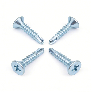 Bibo Yaente Factory M4.2 Hardened Galvanized Steel <b>Flat</b> Countersunk Head Self-drilling Self-tapping Drill Tail <b>Screw</b> Metric Size - Product Image 3