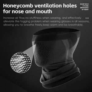 หน้ากากปิดหน้าแบบถักไร้รอยต่อ ยืดหยุ่นสูง กันลม ระบายอากาศได้ดี สำหรับปั่นจักรยาน ผลิตจากโรงงานโดยตรง ปรับแต่งได้ ใช้ได้ทั้งชายและหญิง - Product Image 3