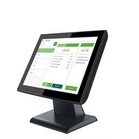 Micropos - Sistema POS Todo en Uno con Pantalla Táctil WIFI de 15 Pulgadas, Caja Registradora POS, Pantalla Dual, Windows