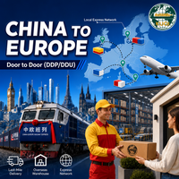 Transitaire vers l'Europe depuis la Chine, expédition ferroviaire DDP express de la Chine vers le Royaume-Uni, l'Allemagne, la France, la Pologne, agent maritime