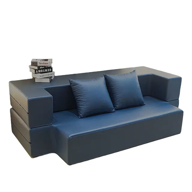 Дешевая современная мебель одноместный складной ленивый диван-кровать 2 в 1 Многофункциональный удобный диван-кровать стул