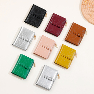 <span class=keywords><strong>Portefeuille</strong></span> pour femme TAOMICMIC, commerce extérieur, niche rétro, court, pliable, en PU, multifonction, à deux volets, avec porte-cartes - Product Image 6