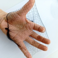 1000 pièces/lot filets à cheveux en Nylon jetables Invisible ventiler filet à cheveux pour porter une perruque grande maille élastique doublé filet à perruque