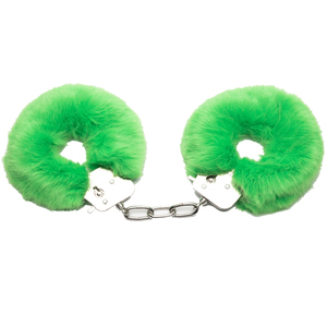 Vente chaude est réaliste police jouet menottes fantaisie bondage sex toys xxx fer métal menottes lourdes avec des menottes à fourrure rose - Product Image 4