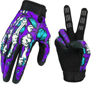 Gants de cyclisme en fibre de carbone pour autoroute, roses, pour femmes et hommes, homologués moto, respirants, antidérapants, à doigts complets, pour la gym, compatibles écran tactile à deux doigts - Product Image 2