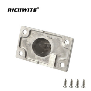 RICHWITS Stainless Steel 60 Degree Square Tube Base For <b>Yacht</b> Railing Marine Hardware - Product Image 4