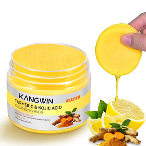 Tampons nettoyants au curcuma et à l'acide kojique, enrichis en acide kojique et curcuma, 50 pièces, vente chaude - Product Image 3