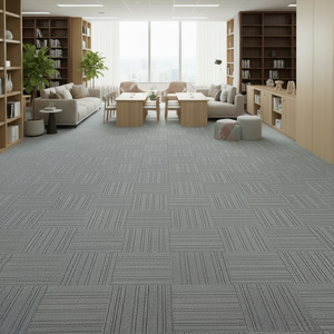 Dalles <span class=keywords><strong>de</strong></span> moquette commerciales pour la maison, imperméables, résistantes aux taches, pour cuisine, salle <span class=keywords><strong>de</strong></span> bain, balcon, autocollantes, amovibles - Product Image 2