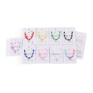 PULSERA Pulsera de Acero Inoxidable Plateado con Nudo de Siete Estrellas, Pulseras de Moda Hechas a Mano, 12 Piezas - Product Image 3