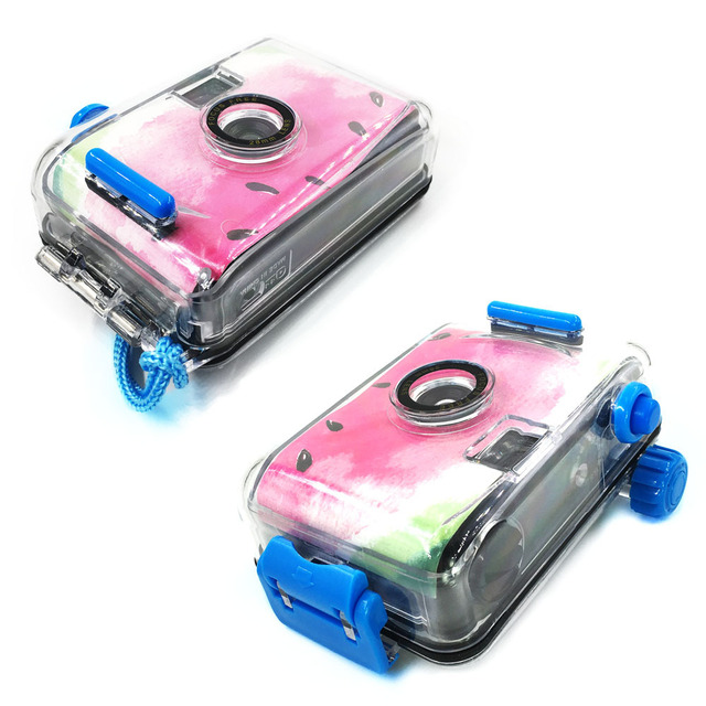 Factory Direct Supply Underwater Waterproof Children's Reusable Manual Film Camera Retro Design