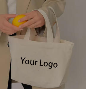 Bolsas de Compra de Lona de Algodón Orgánico Impresas con Logotipo Personalizado, Recicladas, al por Mayor, MOQ Bajo - Product Image 3