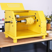 Multifunctionele Ananas Huid Verwijderen En Snijden Machine Ananas Peeling Huller Dunschiller
