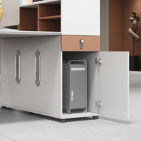 Mingle Factory – Poste de travail modulaire en bois pour bureau, avec tiroir, pour 2, 4, 6 ou 8 personnes