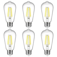 Hot-Selling Edison LED Ampoule E27 Vis Base Filament pour Rétro Américain Décor pour Usage Résidentiel AC Alimenté Modèle ST64