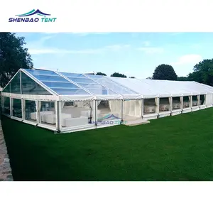 Carpas para eventos de boda, carpa profesional para exteriores en forma de A, para iglesia, color blanco