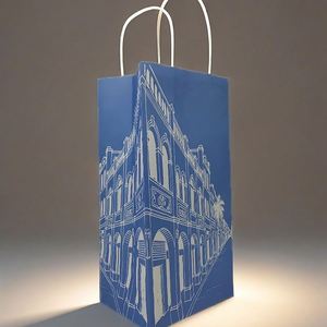 Bolsas de Papel Kraft Ecológicas Dinosource Confiables con Impresión Offset para Envasado de Alimentos al por Menor, Personalizables para Leche y Sushi - Product Image 3