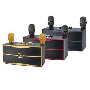 Ys201 gia đình ngoài trời KTV Stereo âm thanh lớn 20watt loa đặt kép BT loa với 2 micro không dây - Product Image 1