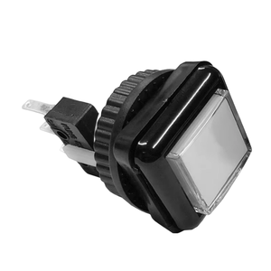 Botón de Arcade Cuadrado de 27 mm con Iluminación LED de 12 V, Interruptor Momentáneo para Máquina de Juegos de Arcade - Product Image 1