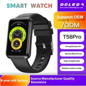 Montre connectée T58Pro AMOLED 1,57 pouces, bracelet sport multifonction pour Android, surveillance de la fréquence cardiaque et de l'oxygène sanguin (SpO2) - Product Image 2